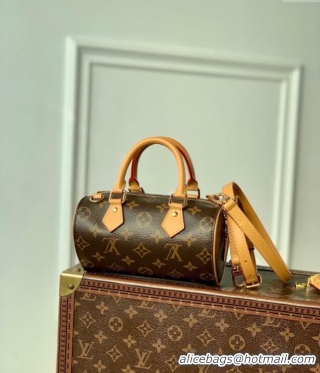 Top Quality Louis Vuitton Nano Speedy Dating Bag in Monogram Canvas M13226 2025