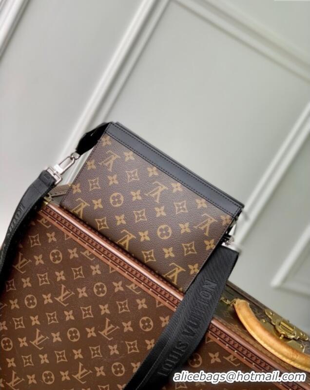 Top Design Louis Vuitton Gaston Wearable Wallet in Monogram Eclipse Reverse Canvas M81124 Brown 2025