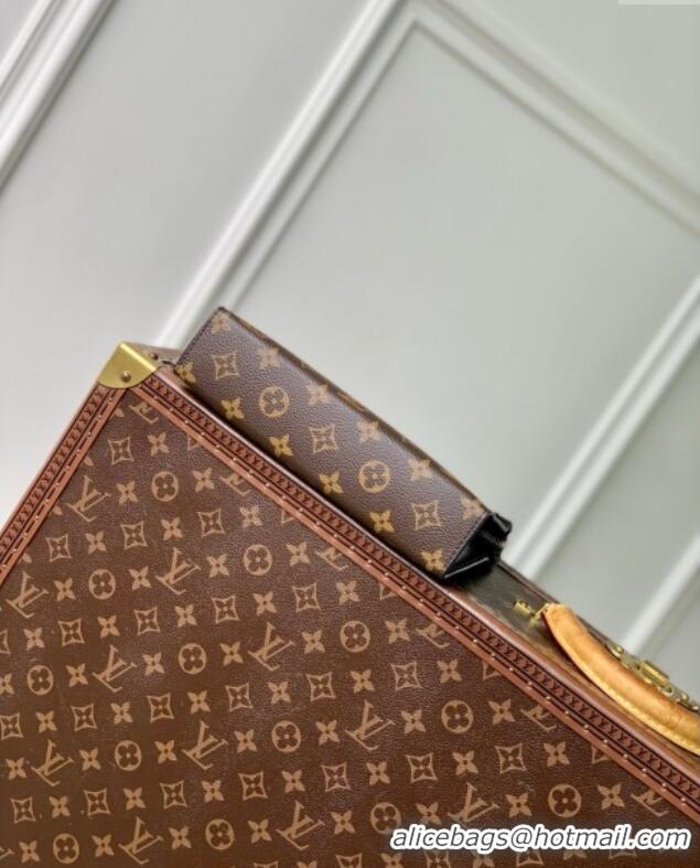 Top Design Louis Vuitton Gaston Wearable Wallet in Monogram Eclipse Reverse Canvas M81124 Brown 2025