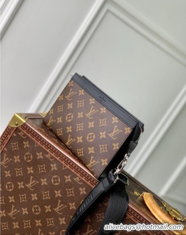 Top Design Louis Vuitton Gaston Wearable Wallet in Monogram Eclipse Reverse Canvas M81124 Brown 2025