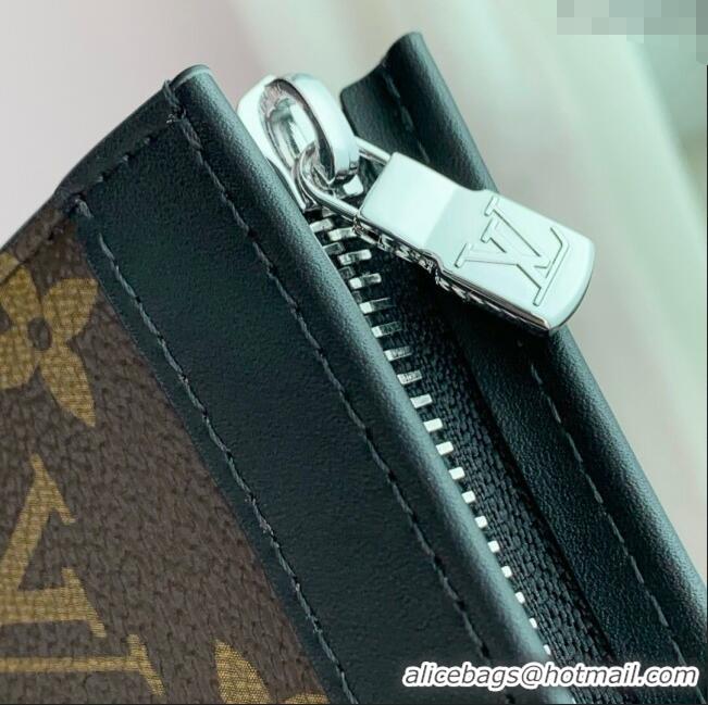 Top Design Louis Vuitton Gaston Wearable Wallet in Monogram Eclipse Reverse Canvas M81124 Brown 2025