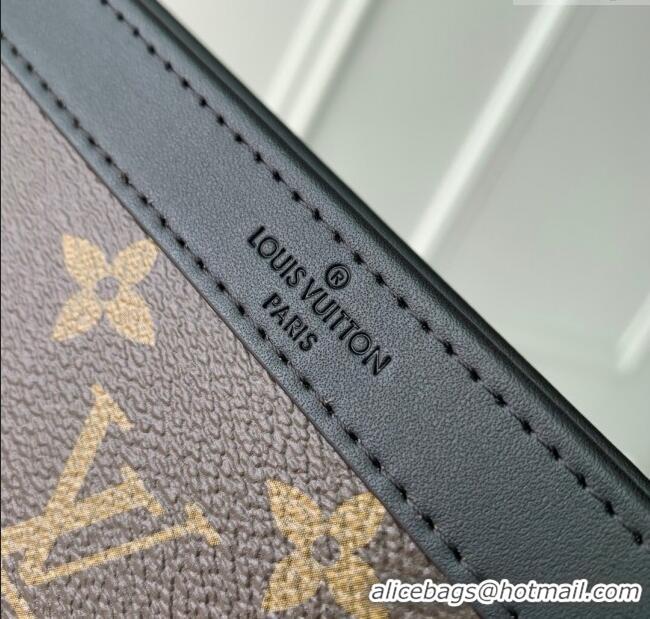 Top Design Louis Vuitton Gaston Wearable Wallet in Monogram Eclipse Reverse Canvas M81124 Brown 2025