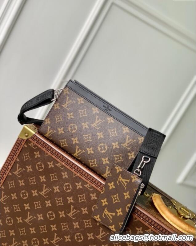 Top Design Louis Vuitton Gaston Wearable Wallet in Monogram Eclipse Reverse Canvas M81124 Brown 2025