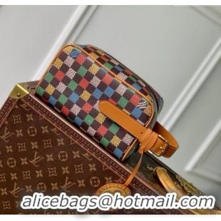 Famous Brand Louis Vuitton Locker Dopp Kit Bag in LV Vers Damier Ebene Canvas N00151 2025