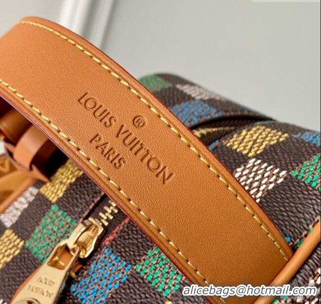 Famous Brand Louis Vuitton Locker Dopp Kit Bag in LV Vers Damier Ebene Canvas N00151 2025