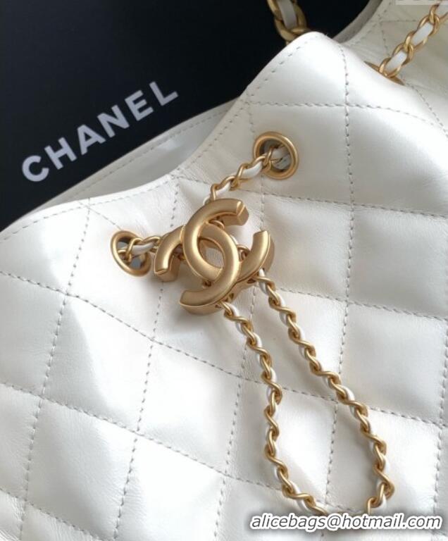 Best Price Chanel Quilted Calfskin Large Hobo bag AS5311 White 2025