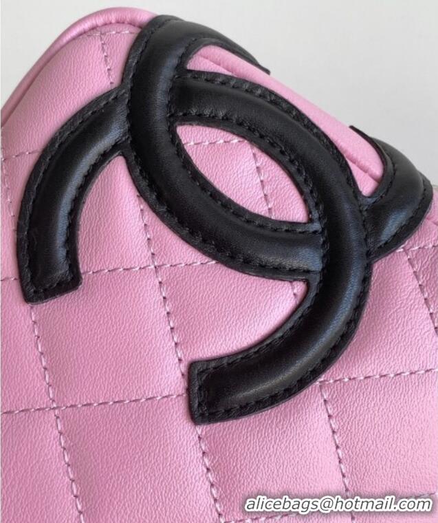 Good Taste Chanel Quilted Calfskin Leather Hobo Bag with Maxi CC AS6328 Pink 2025