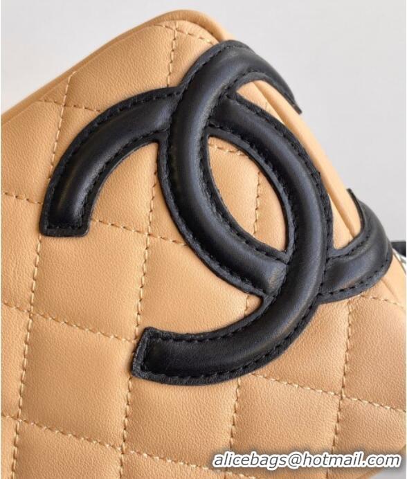 Luxury Cheap Chanel Quilted Calfskin Leather Hobo Bag with Maxi CC AS6328 Beige 2025