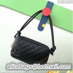 Best Design Chanel Quilted Calfskin Leather Hobo Bag with Maxi CC AS6328 Black 2025