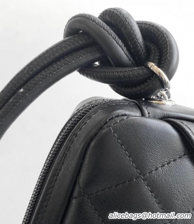 Best Design Chanel Quilted Calfskin Leather Hobo Bag with Maxi CC AS6328 Black 2025