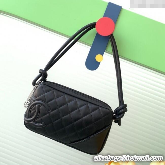 Best Design Chanel Quilted Calfskin Leather Hobo Bag with Maxi CC AS6328 Black 2025