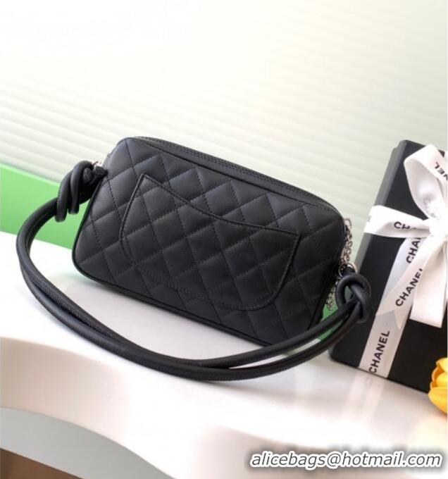 Best Design Chanel Quilted Calfskin Leather Hobo Bag with Maxi CC AS6328 Black 2025