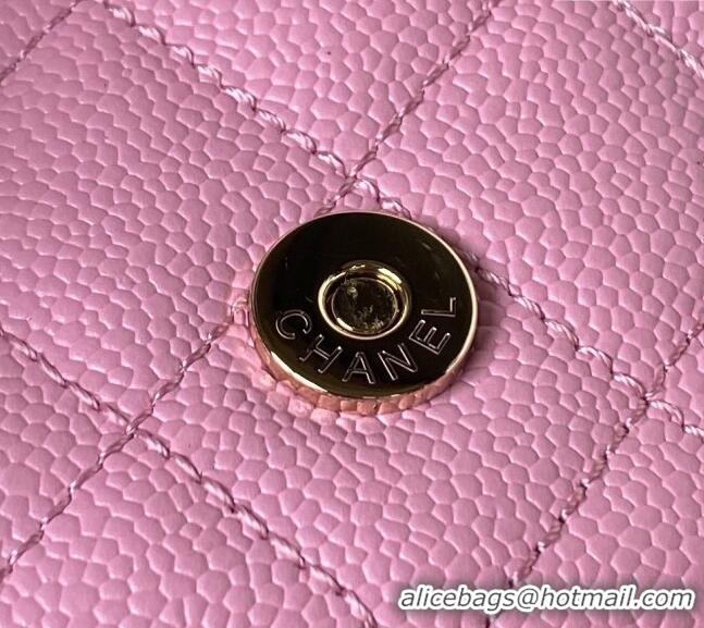 Well Crafted Chanel Grained Calfskin Small Backpack Bag AS3787 Pink Purple 2025