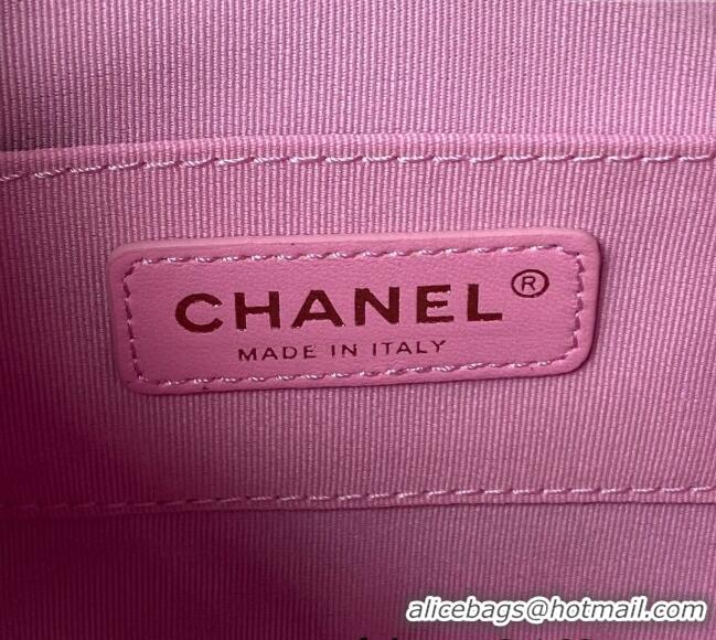 Well Crafted Chanel Grained Calfskin Small Backpack Bag AS3787 Pink Purple 2025