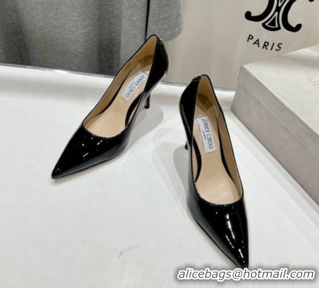 Shop Cheap Jimmy Choo Love Pumps 8.5cm in Patent Leather Black 1113048