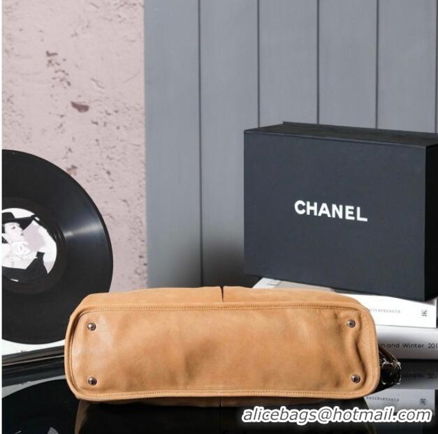 Well Crafted Chanel Vintage Calfskin Shopping Bag with Pouch Maillard 3047 Brown 2025