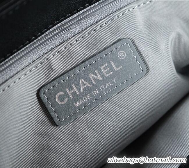 Original Cheap Chanel Vintage Quilted Calfskin Flap Bag 0113 Black 2025