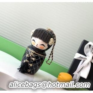 Grade Quality Chanel Chinese Dolls Clutch with Chain C3060 Black 2025