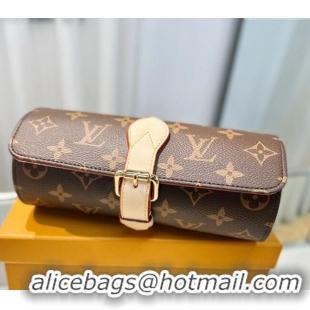 Best Quality Louis Vuitton Watch Case 3 Classic Monogram M47530 2025