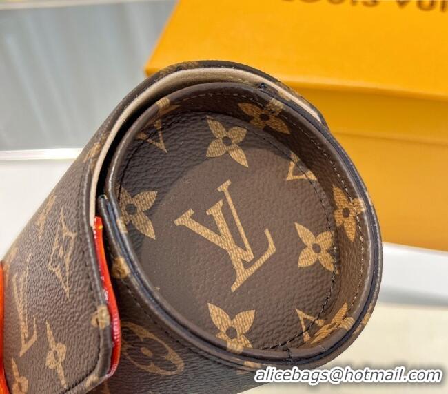 Best Quality Louis Vuitton Watch Case 3 Classic Monogram M47530 2025