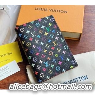 Well Crafted Louis Vuitton LV x TM Passport Cover M12056 Black/Multicolor 2025