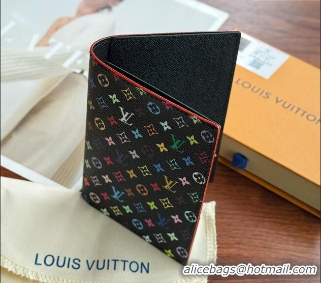 Well Crafted Louis Vuitton LV x TM Passport Cover M12056 Black/Multicolor 2025