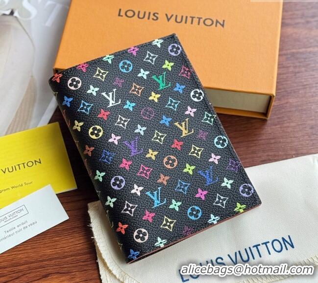 Well Crafted Louis Vuitton LV x TM Passport Cover M12056 Black/Multicolor 2025