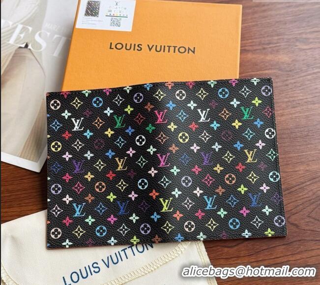 Well Crafted Louis Vuitton LV x TM Passport Cover M12056 Black/Multicolor 2025