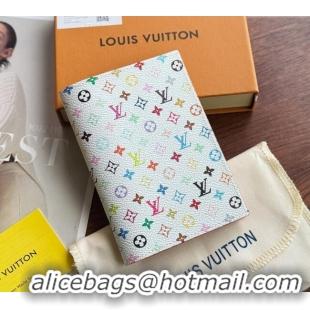 Pretty Style Louis Vuitton LV x TM Passport Cover M12056 White/Multicolor 2025