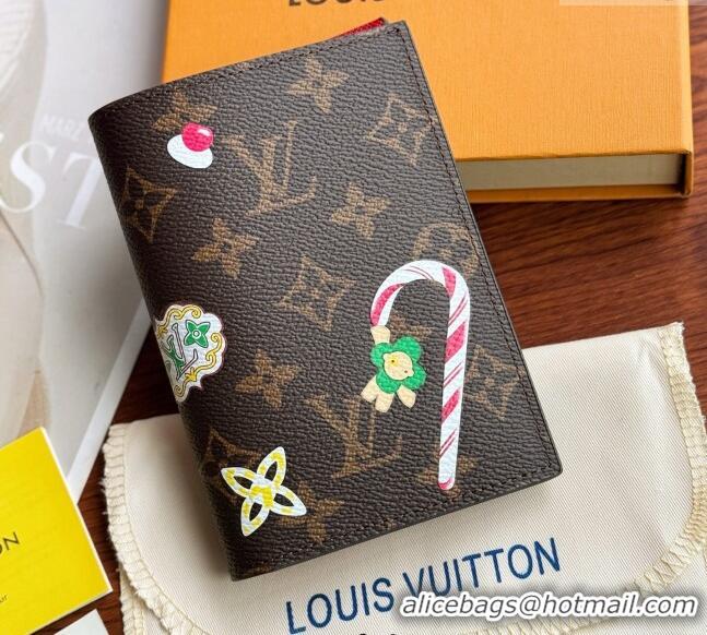 Good Product Louis Vuitton Vivienne Passport Cover 0312 Red 2025