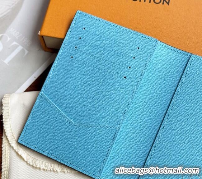 Luxury Discount Louis Vuitton Vivienne Passport Cover 0312 Blue 2025