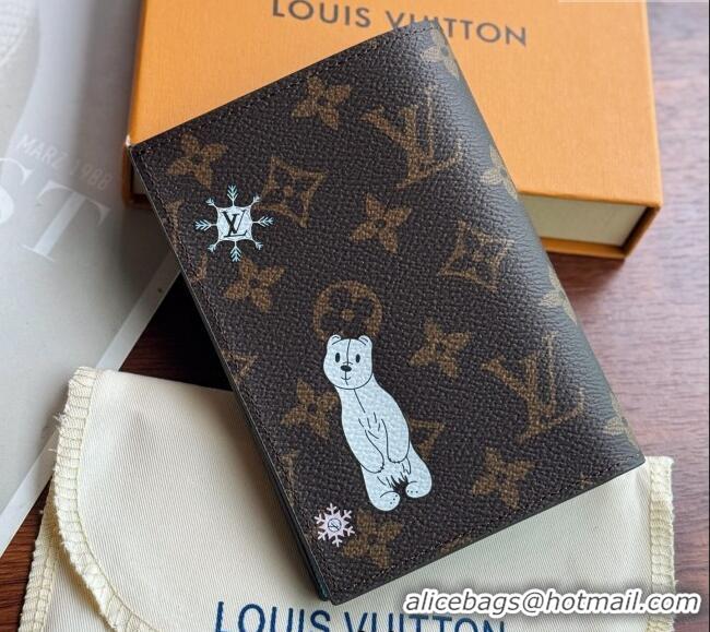 Luxury Discount Louis Vuitton Vivienne Passport Cover 0312 Blue 2025