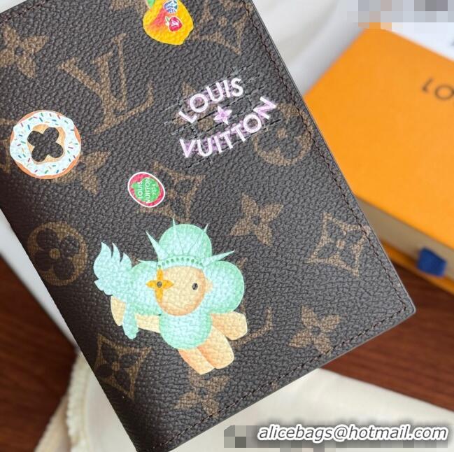 Good Product Louis Vuitton Vivienne Passport Cover 0312 Yellow 2025