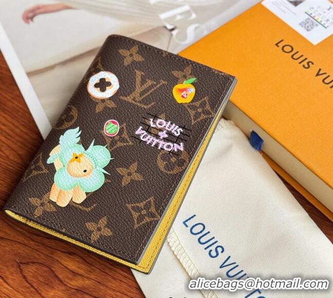 Good Product Louis Vuitton Vivienne Passport Cover 0312 Yellow 2025