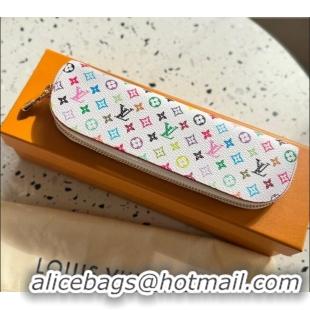 Well Crafted Louis Vuitton LV x TM Pencil Pouch Charlotte M12061 White/Multicolor 2025