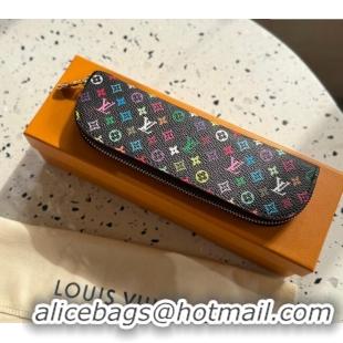 Top Quality Louis Vuitton LV x TM Pencil Pouch Charlotte M12061 Black/Multicolor 2025