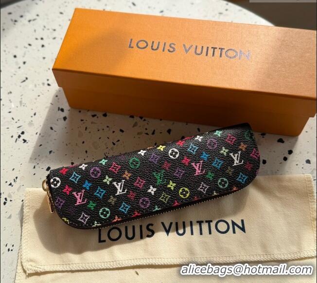 Top Quality Louis Vuitton LV x TM Pencil Pouch Charlotte M12061 Black/Multicolor 2025