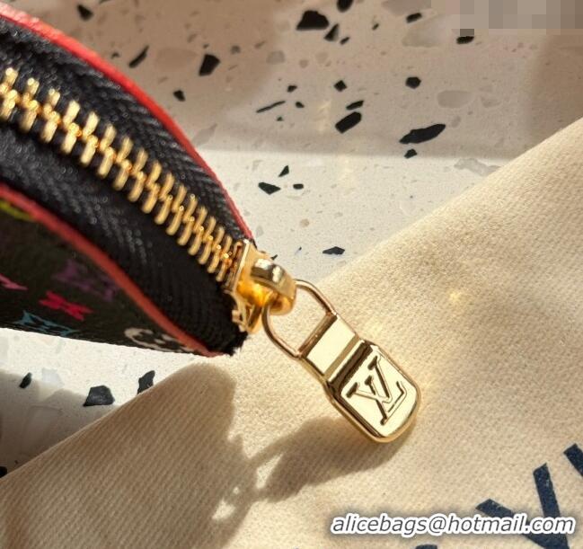 Top Quality Louis Vuitton LV x TM Pencil Pouch Charlotte M12061 Black/Multicolor 2025