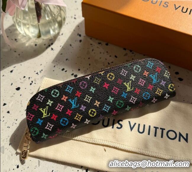 Top Quality Louis Vuitton LV x TM Pencil Pouch Charlotte M12061 Black/Multicolor 2025