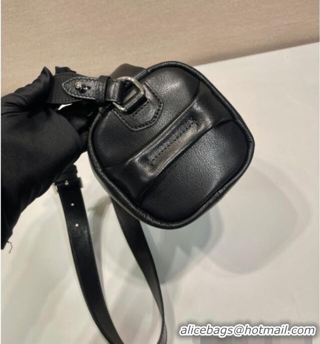 Famous Brand Prada Nappa leather shoulder bag 2VH188 Black 2025