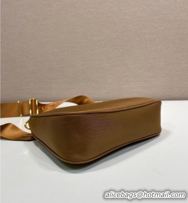 Unique Grade Prada Re-Edition 2005 Re-Nylon Bag 1BH204 Brandy Brown 2025