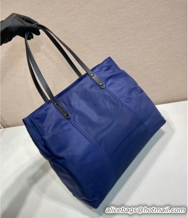 Top Design Prada Nylon Tote Bag 1BG184 Blue 2025