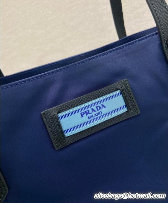 Top Design Prada Nylon Tote Bag 1BG184 Blue 2025