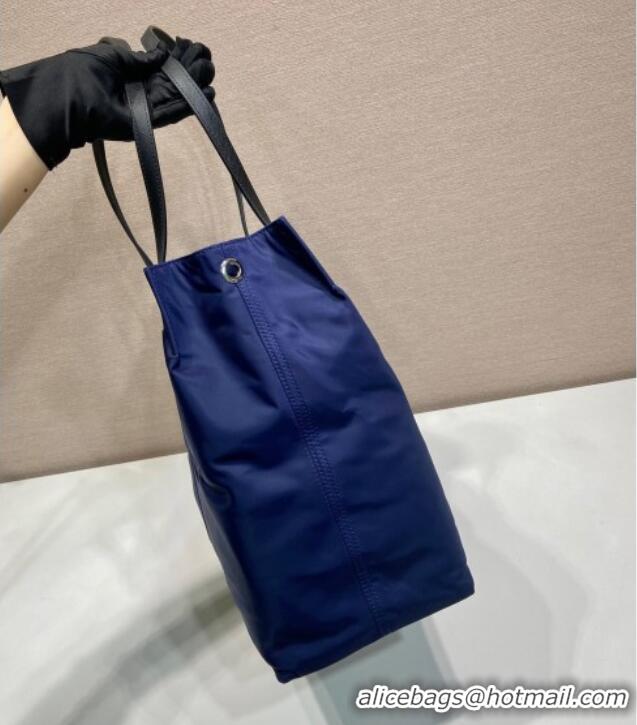 Top Design Prada Nylon Tote Bag 1BG184 Blue 2025