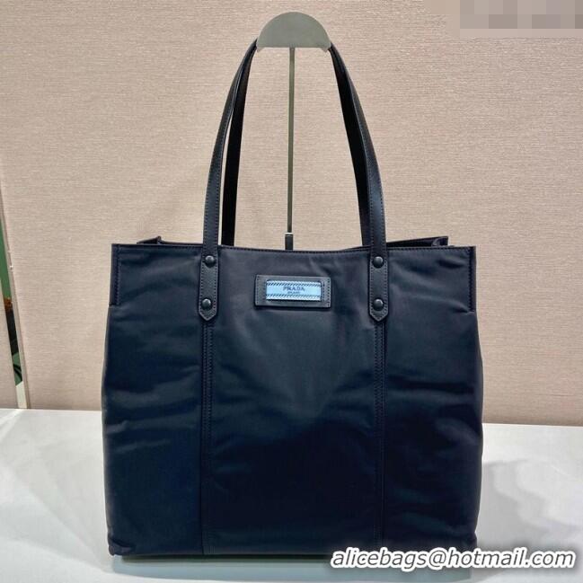 Top Quality Prada Nylon Tote Bag 1BG184 Black 2025