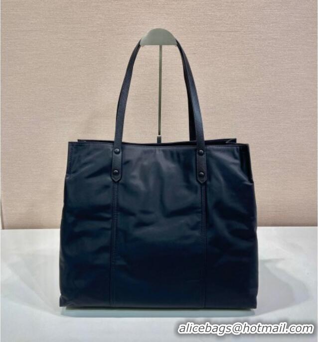 Top Quality Prada Nylon Tote Bag 1BG184 Black 2025