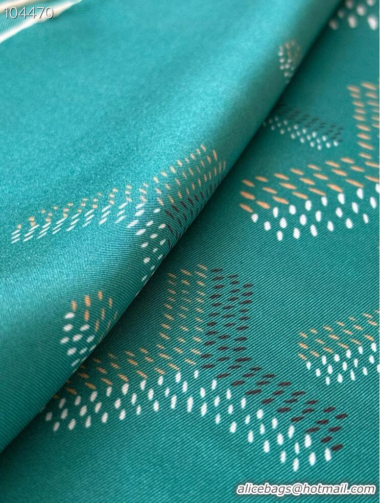 Famous Brand Goyard Silk Scarves GS871 Green