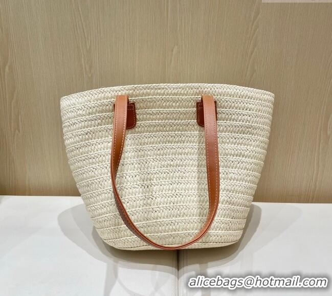 Big Discount Loewe Straw Basket Bag 0312 Light Beige 2025