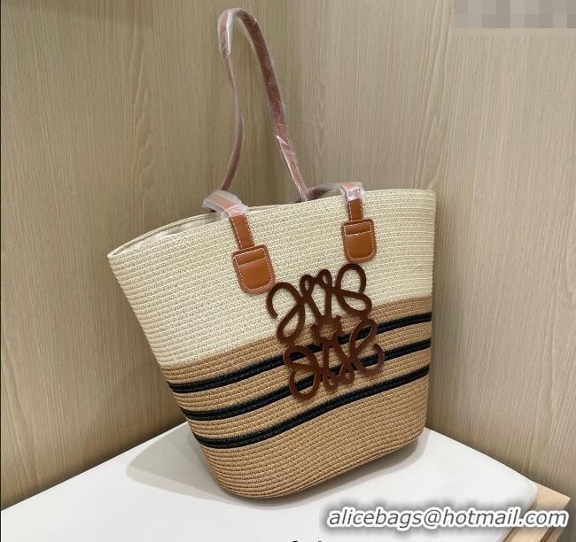 Grade Quality Loewe Straw Basket Bag 0312 Beige/Khaki 2025