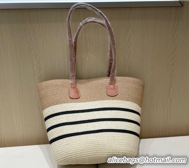 Best Quality Loewe Straw Basket Bag 0312 Beige/Khaki 2025